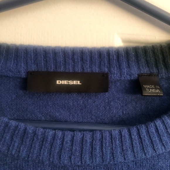 Diesel Wool Blend Gradient Side-slit Sweater - Picture 2 of 3